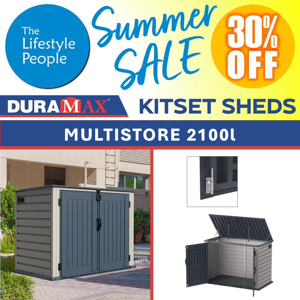 DuraMax MultiStore 2100 L - 1.9m x 1.1m Kitset