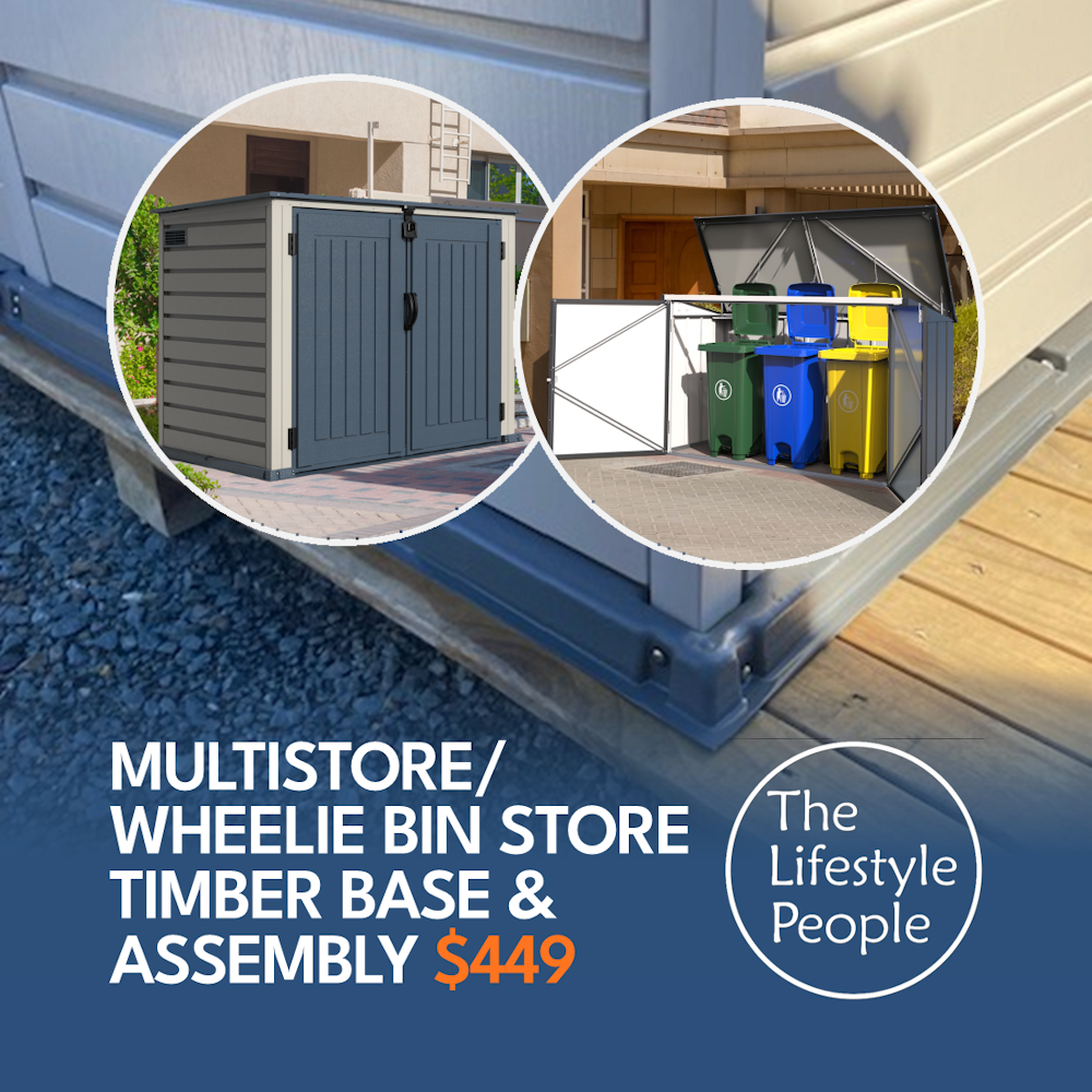 DuraMax MultiStore/Wheelie Bin Store - TIMBER BASE & ASSEMBLY