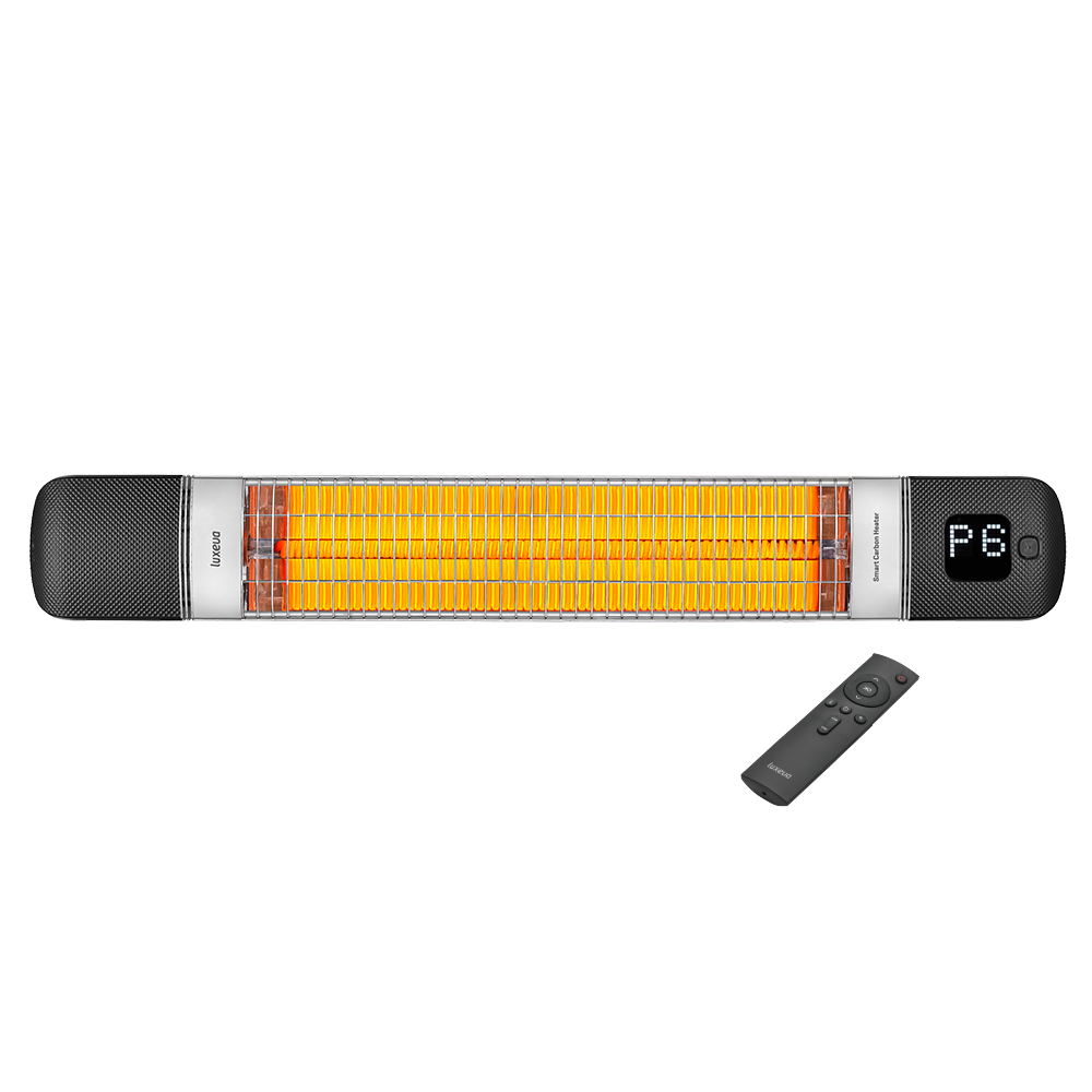 Luxeva Wall-Mounted Carbon Heater with remote