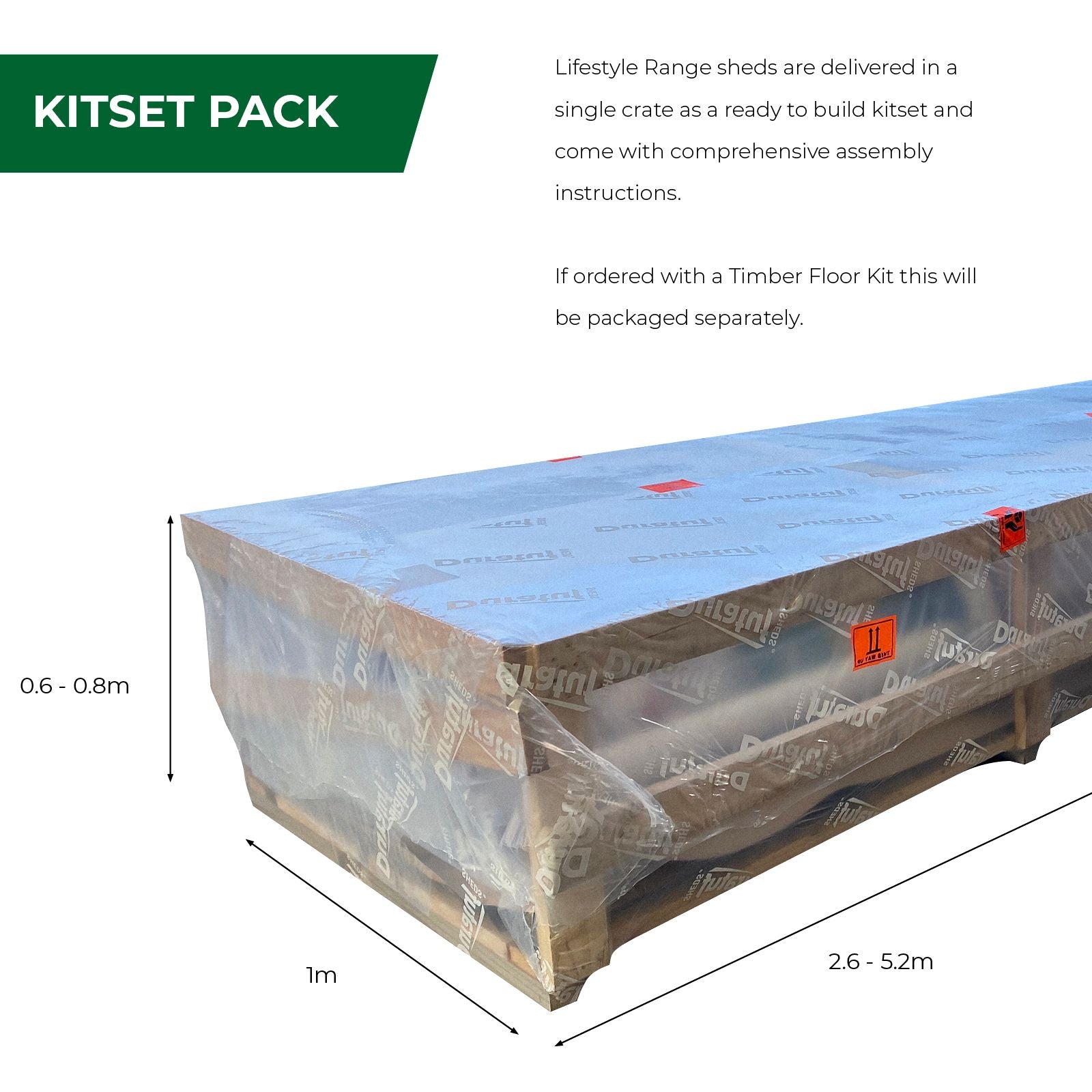 Duratuf Lifestyle MATAKANA Shed - 2.4m x 2.0m ( Colour Finish)