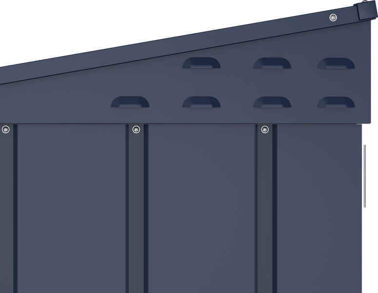DuraMax 3x Wheelie Bin Store - 2.1m x 0.9m x 1.28m Kitset