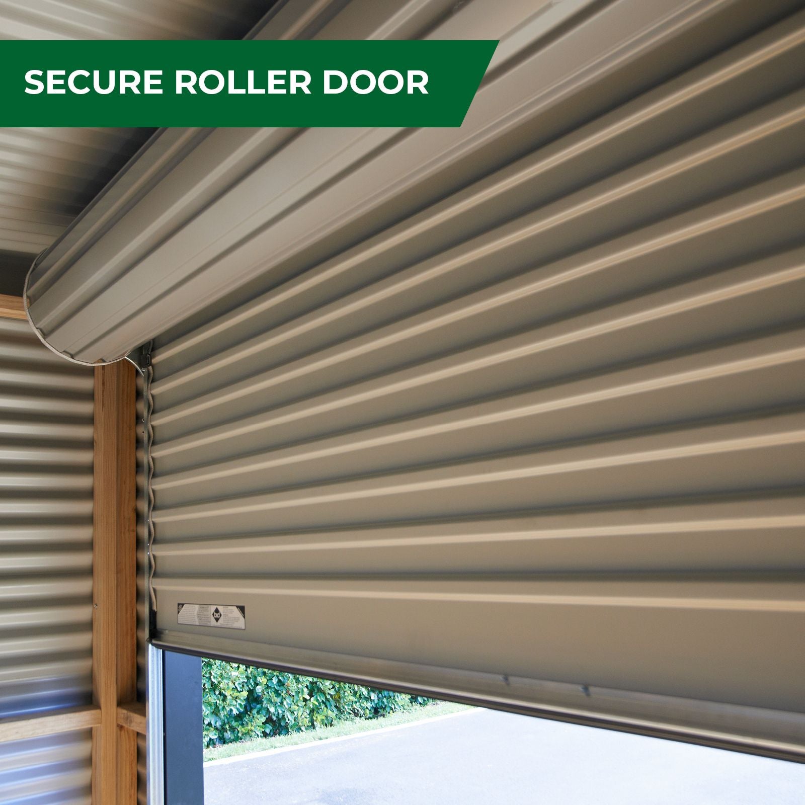 Duratuf Lifestyle OXFORD Workshop ROLLER+R/SLIDER - 6.0m x 4.8m (Colour Finish)