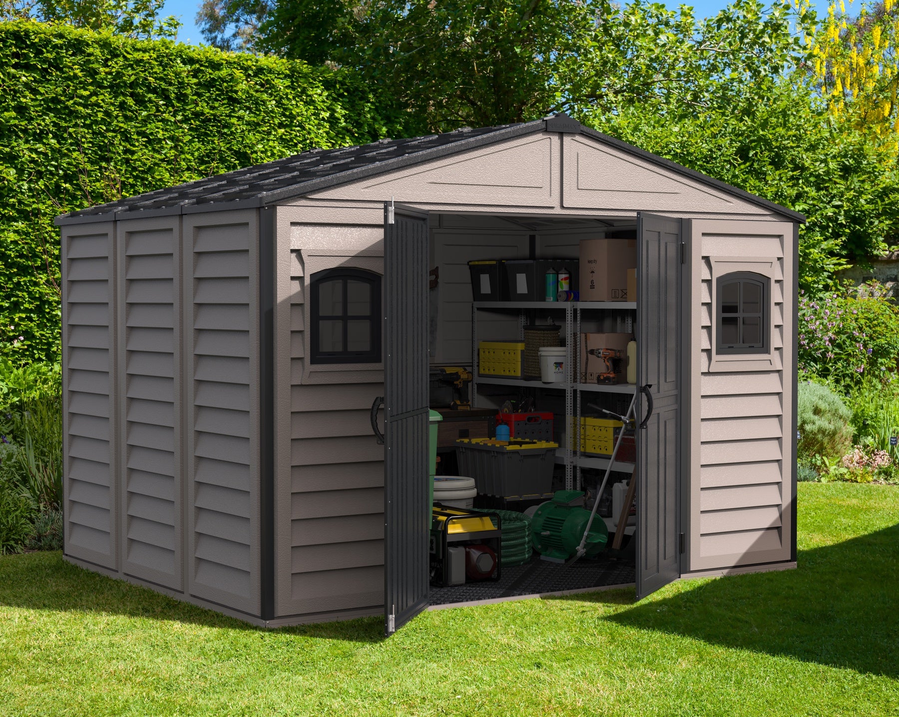 DuraMax Woodbridge II PLUS - 3.2m x 2.4m Kitset Shed
