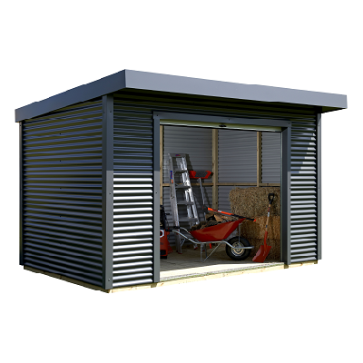Duratuf Lifestyle Kaipara Garden Shed 4000mm x 2500mm (Zinc option)