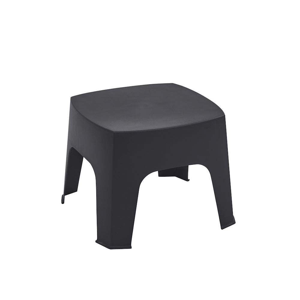 Eva Outdoor Side Table Black - 495mm x 495mm x 380mm (h)
