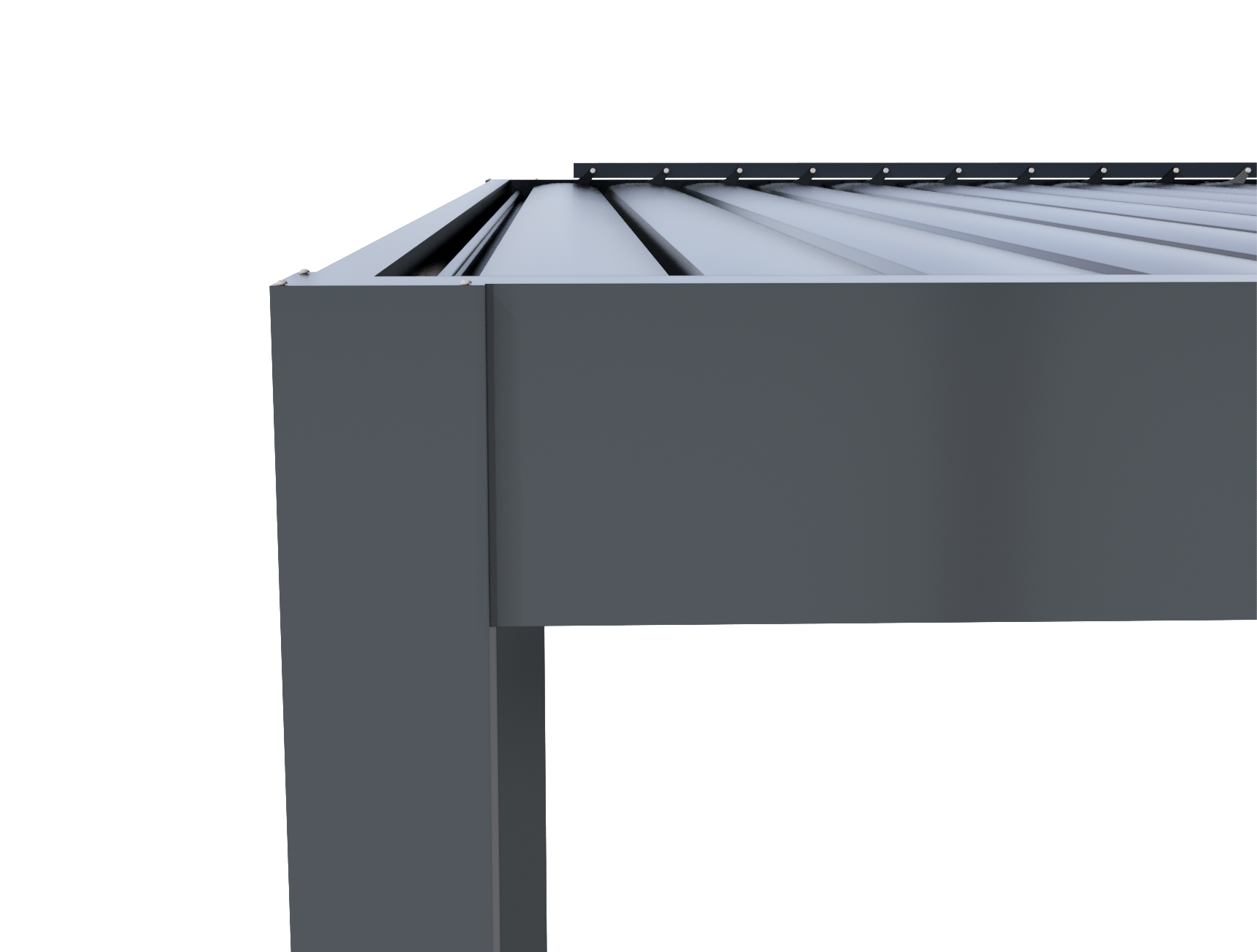 TLP Elite 6mx3mx2.7m Louvre Pergola LED - Free Standing Electric Motor