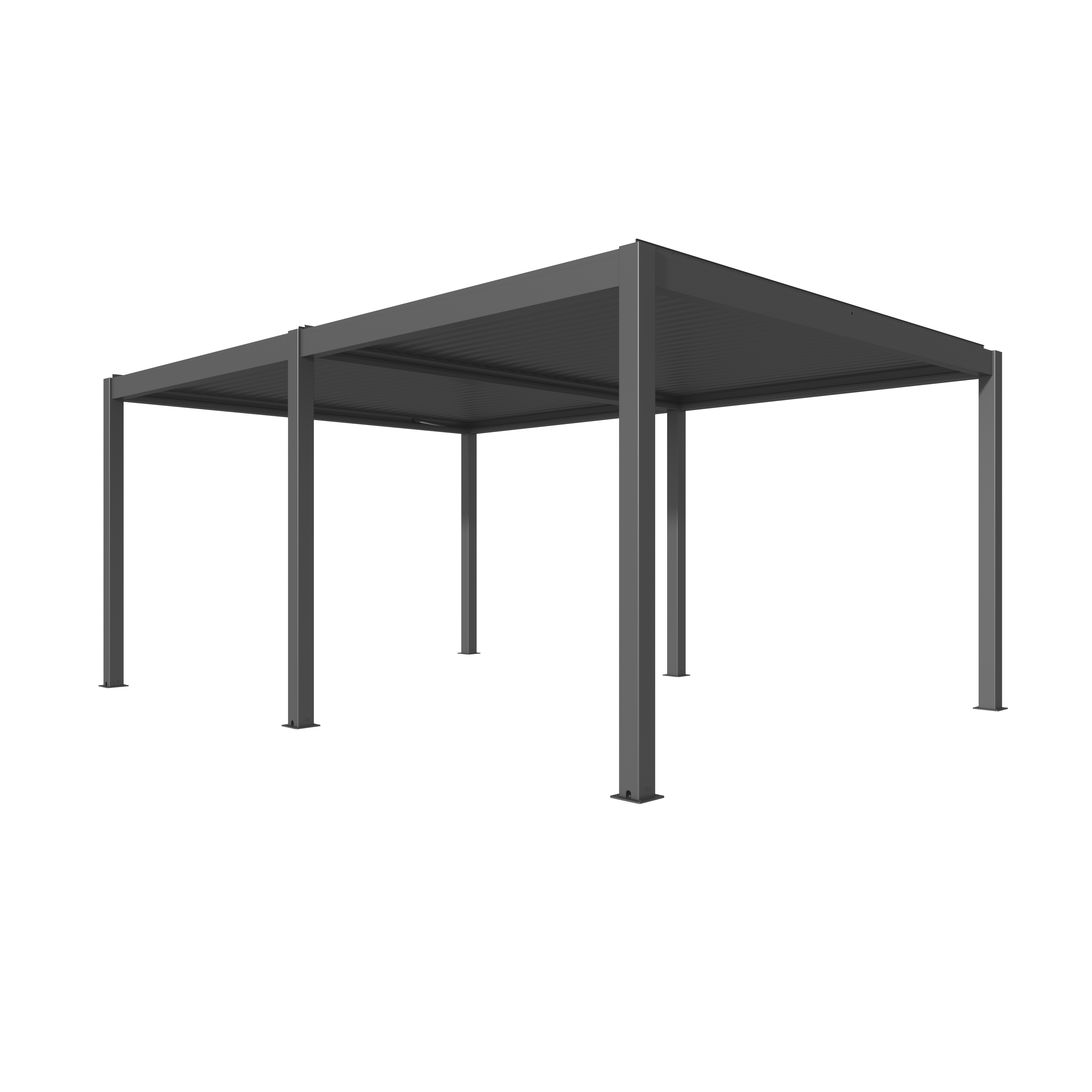 TLP "Best Value" 6mx4mx2.5m Louvre Pergola - Free Standing Manual Crank - Available now !