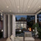TLP Elite Plus Free Standing Motorised LED Louvre Pergola - 7m x 4m (4 Posts)