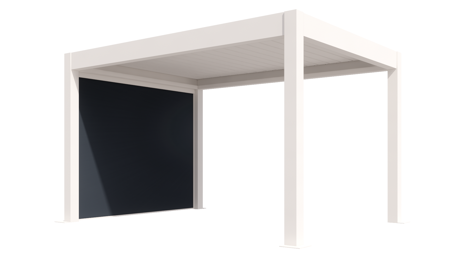 TLP Elite 5mx3mx2.7m Louvre Pergola LED - Free Standing Electric Motor