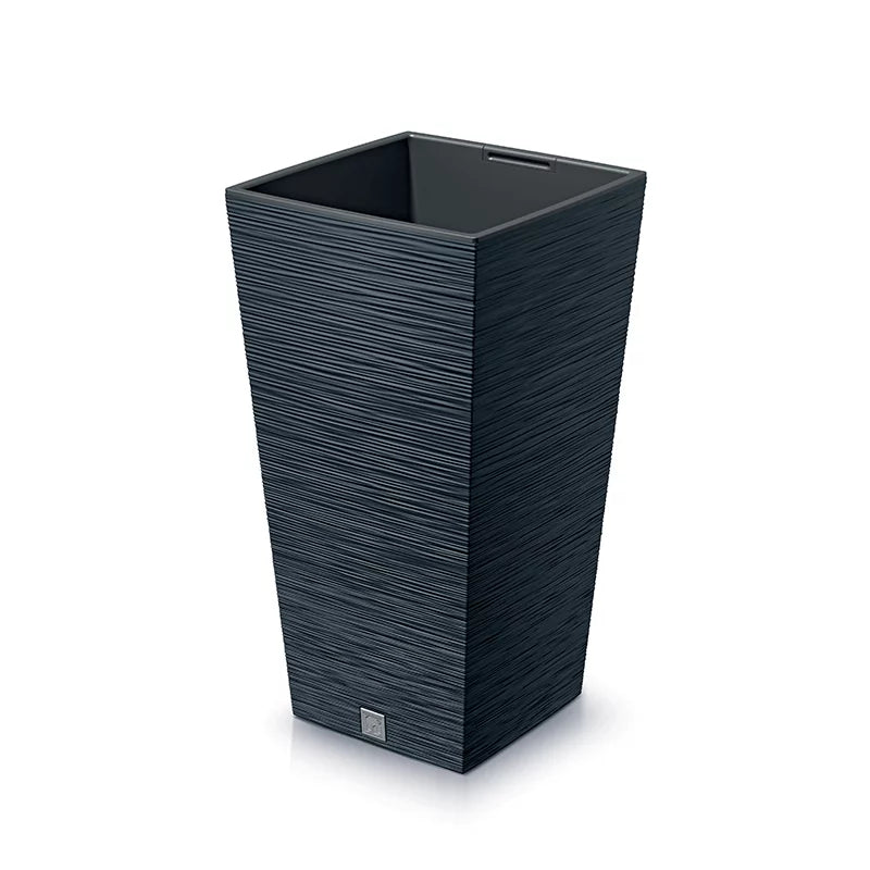Prosperplast Furu Square Flowerpot - 265mm (w) x 265mm (l) x 500mm (h)