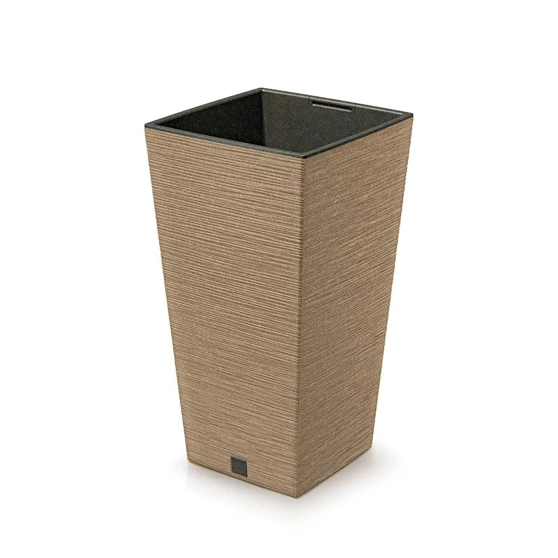 Prosperplast Furu Square ECO Wood Flowerpot - 295mm (L) x 295mm (W) x 550mm (W)