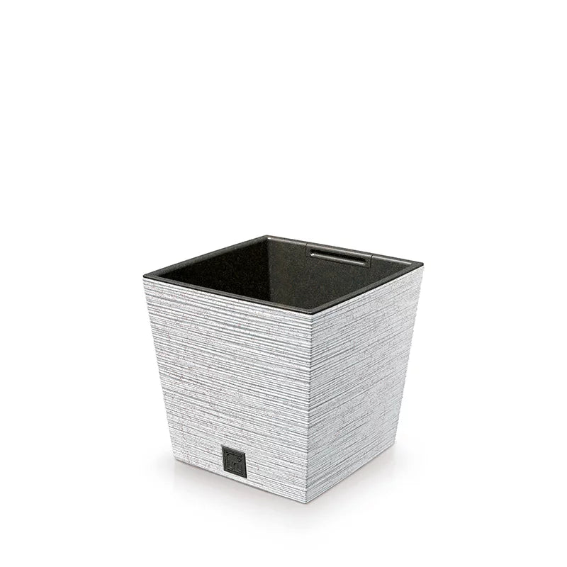 Prosperplast FURU Square Low Eco Wood Garden Pot - 295mm (w) x 295mm (l) x 290mm (h)