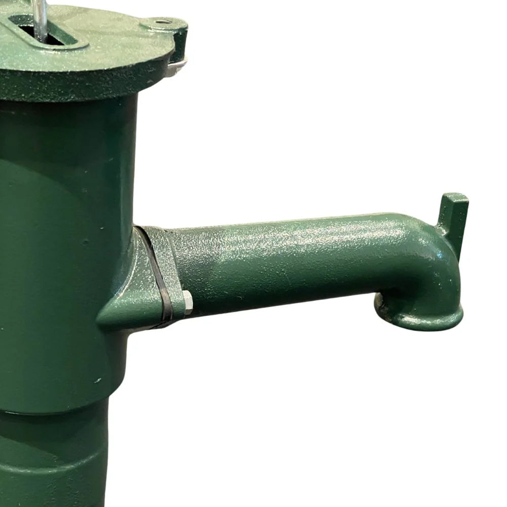 Cast Iron Ornamental Water Pump for Oak Wine Barrel