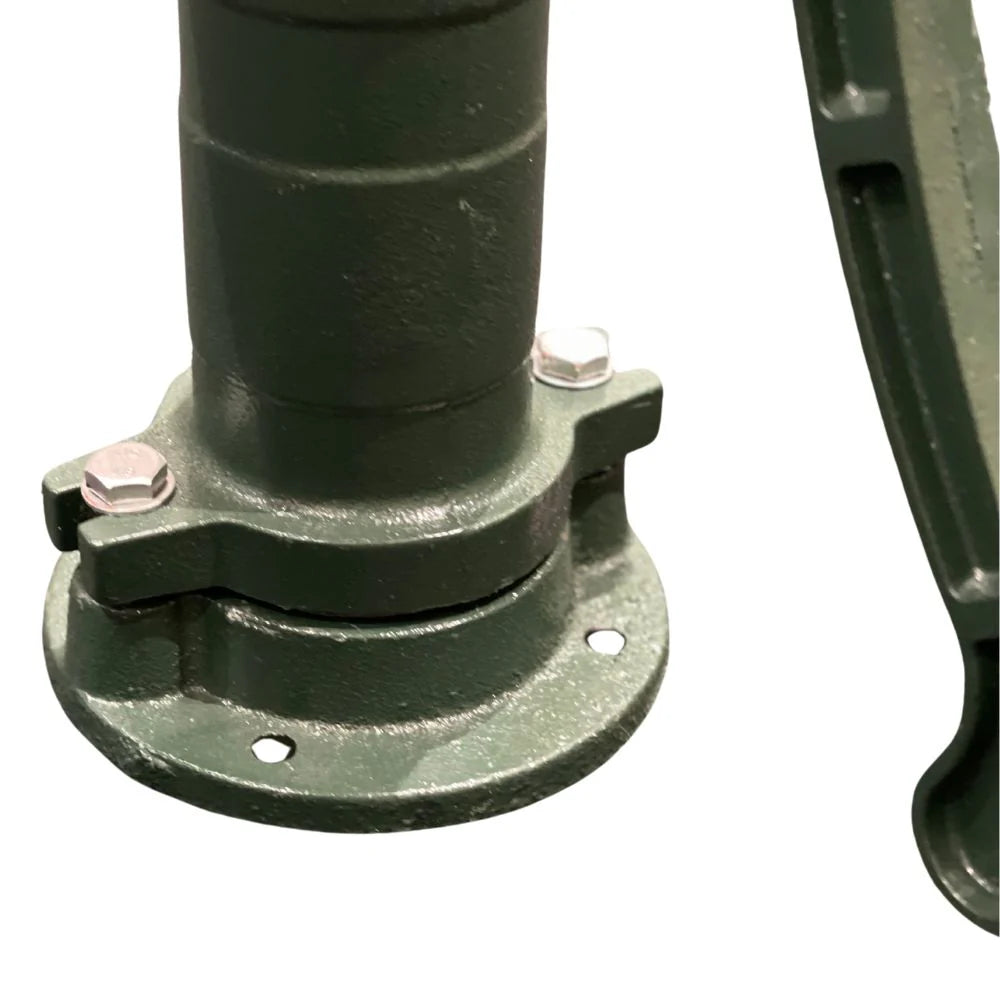 Cast Iron Ornamental Water Pump for Oak Wine Barrel