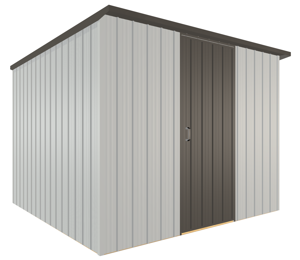 Duratuf Kiwi Shed DKL2525-SS - 2.5m x 2.5m (Colour Finish)