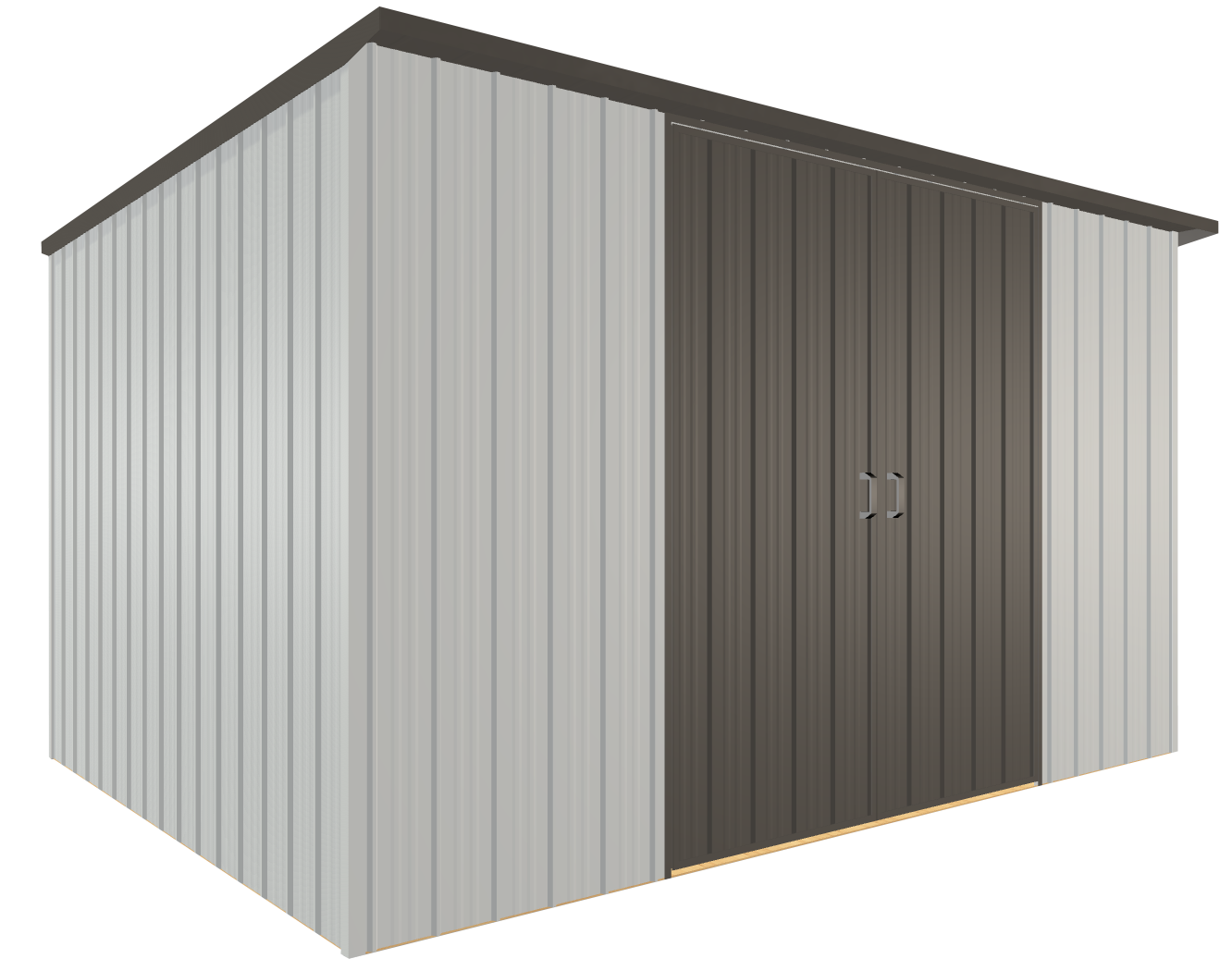 Duratuf Kiwi Shed DKL3425-DS - 3.4m x 2.5m (Colour Finish)
