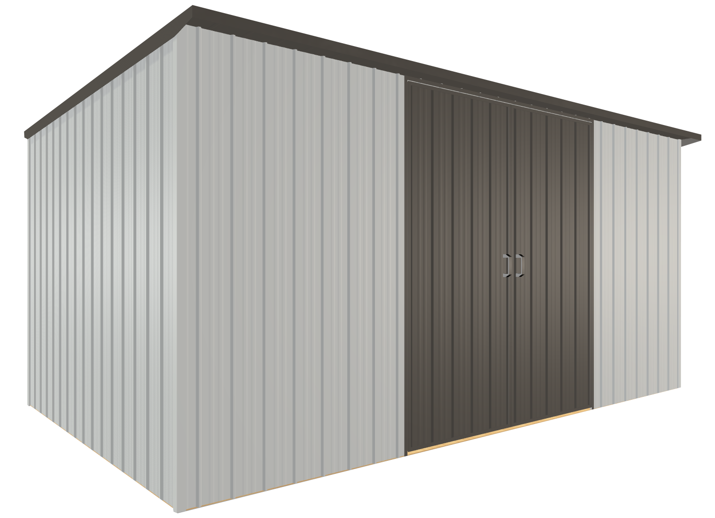 Duratuf Kiwi Shed DKL4225-DS - 4.2m x 2.5m (Colour Finish)
