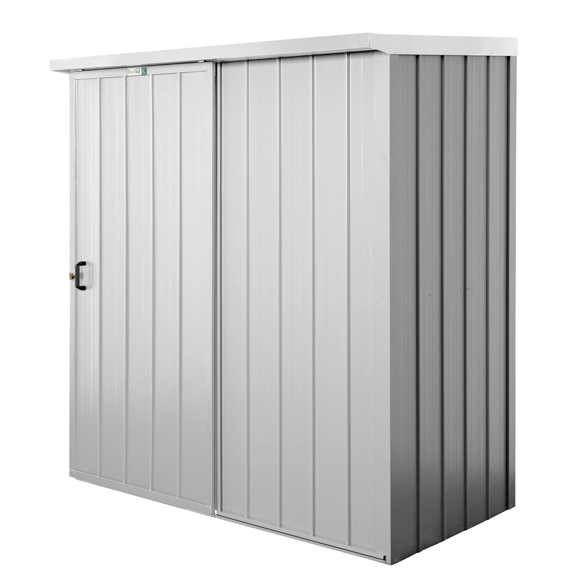Duratuf Kiwi Shed KS1 - 1.7m x 0.9m (Zinc)