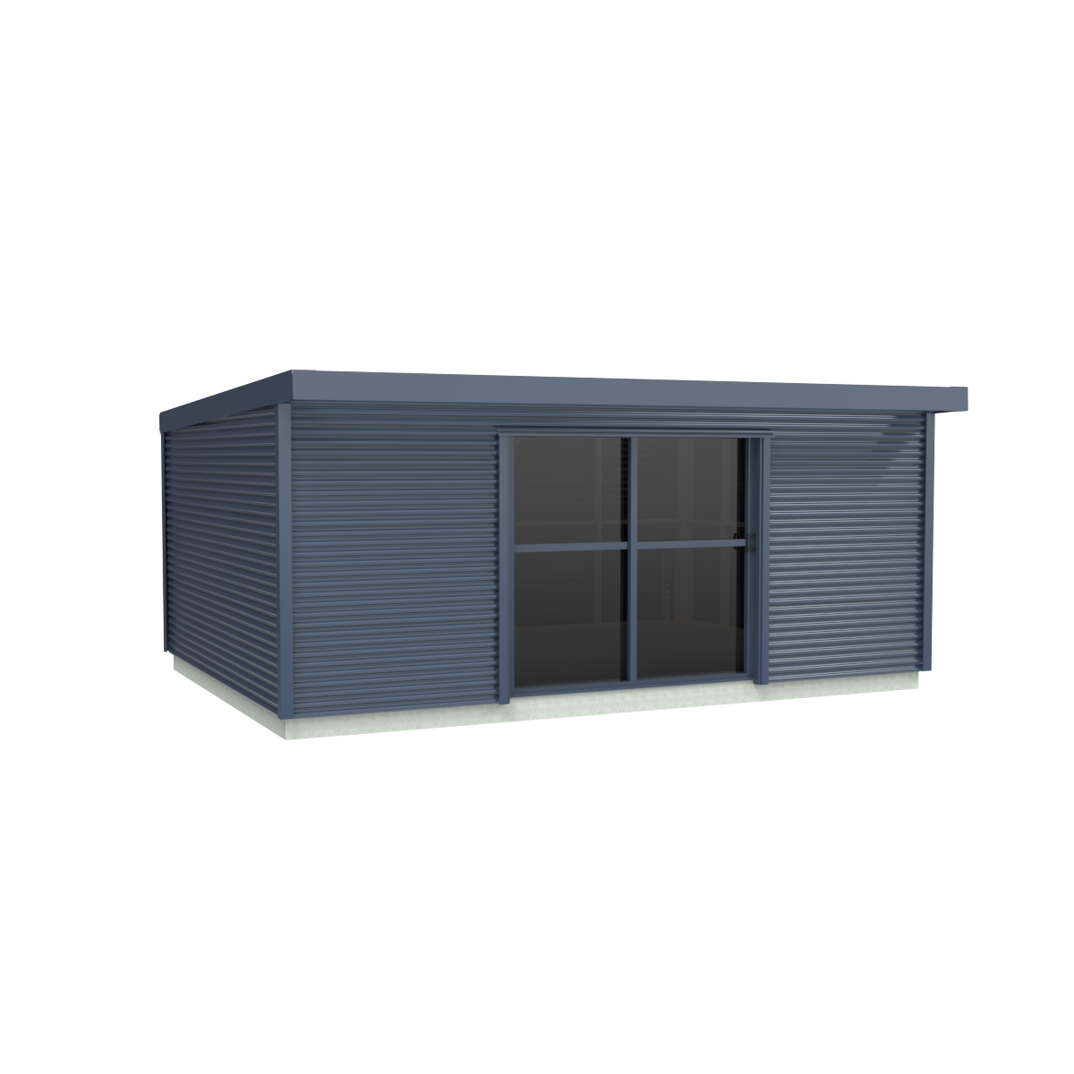 Duratuf Lifestyle KAPITI CABIN w. Ranch Slider & Floor - 6.0m x 4.2m (Colour Finish)
