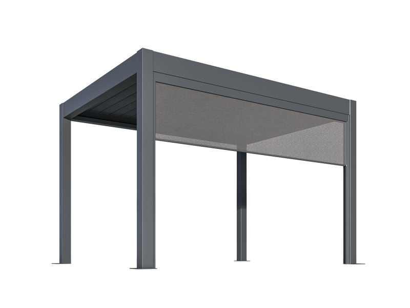 TLP Elite 4mx3mx2.7m Louvre Pergola LED - Free Standing Electric Motor