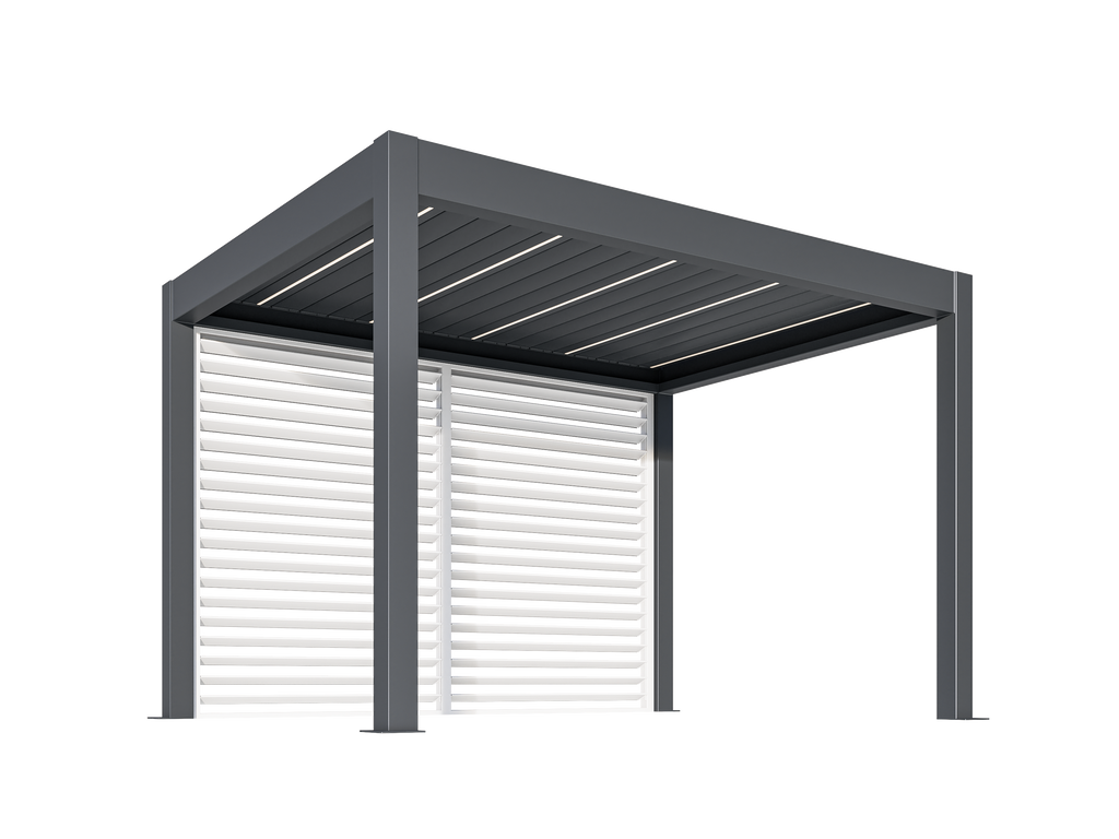 TLP Elite 6mx3mx2.7m Louvre Pergola LED - Free Standing Electric Motor