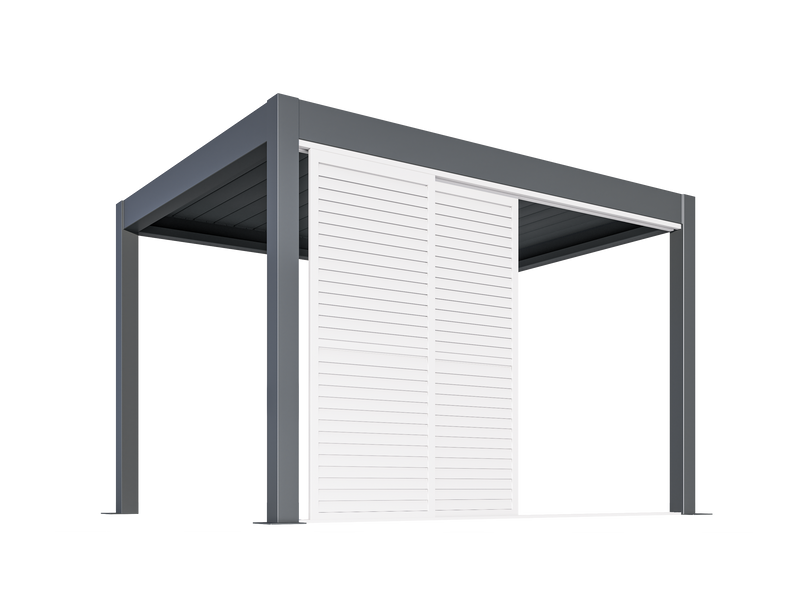 TLP Elite 6m x 4mx 2.7m Louvre Pergola LED - Free Standing Electric Motor