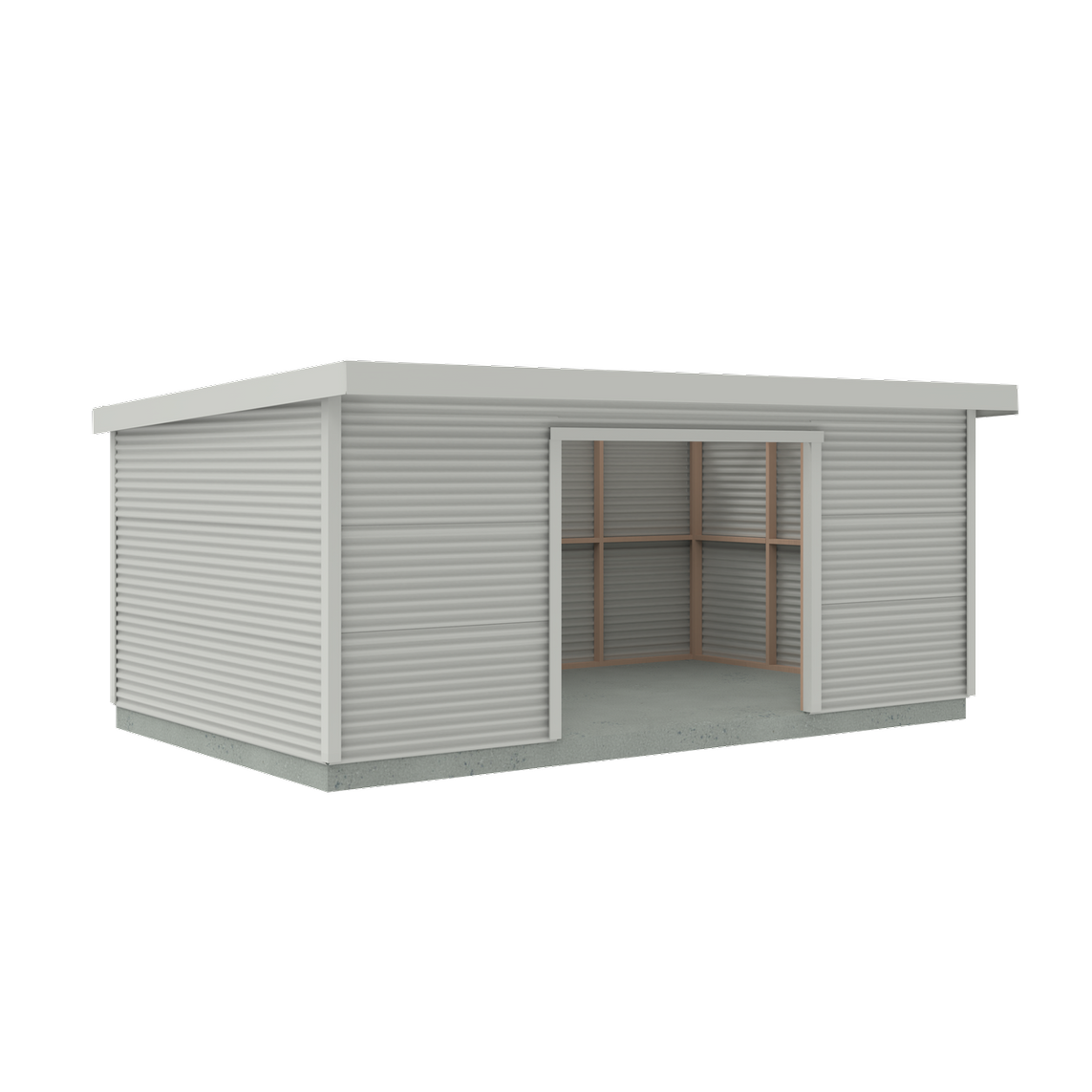 Duratuf Lifestyle OTAGO Shed - 6.0 m x 3.6 m (Zinc finish)