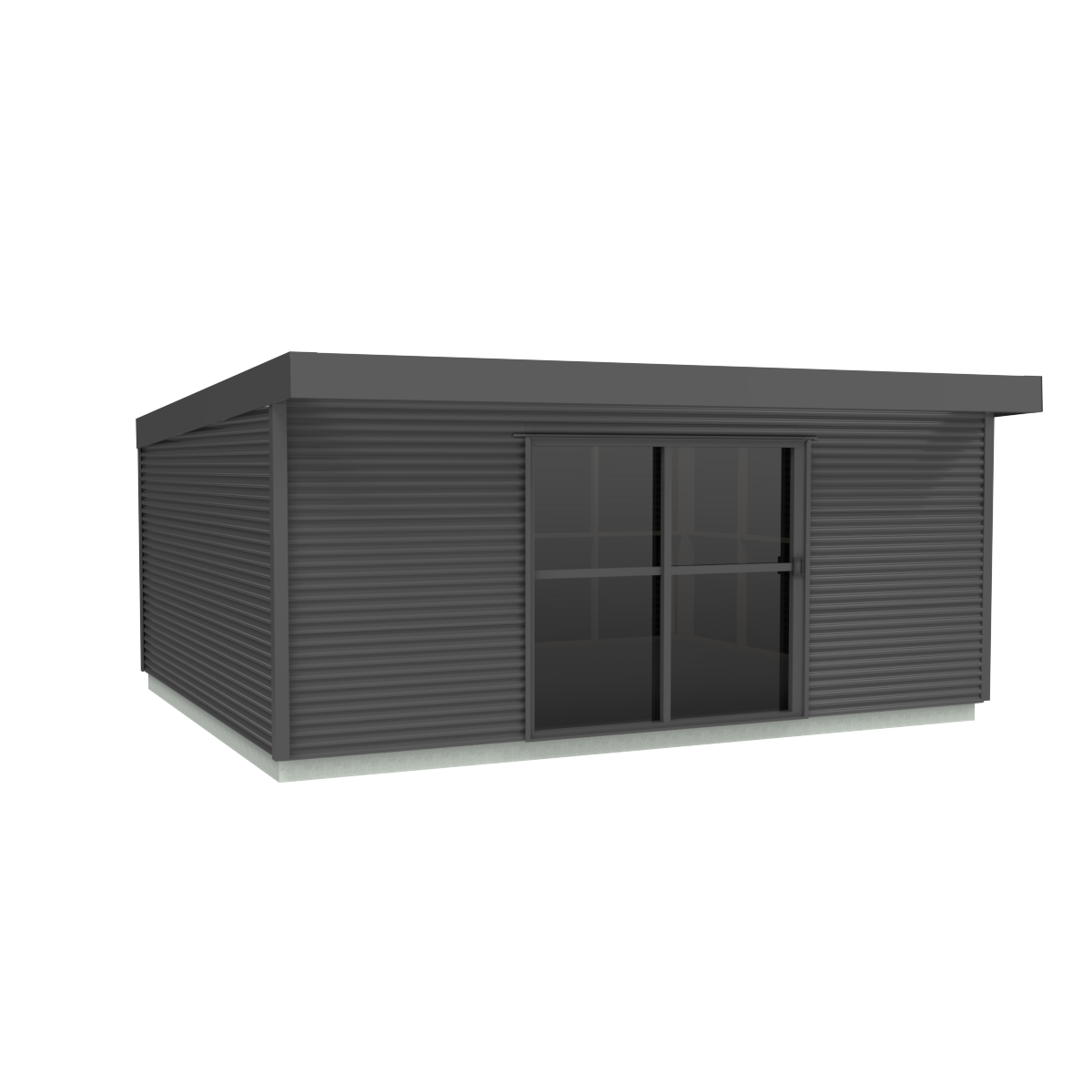 Duratuf Lifestyle OXFORD CABIN w. Ranch Slider & Floor - 6.0m x 4.8m (Colour Finish)