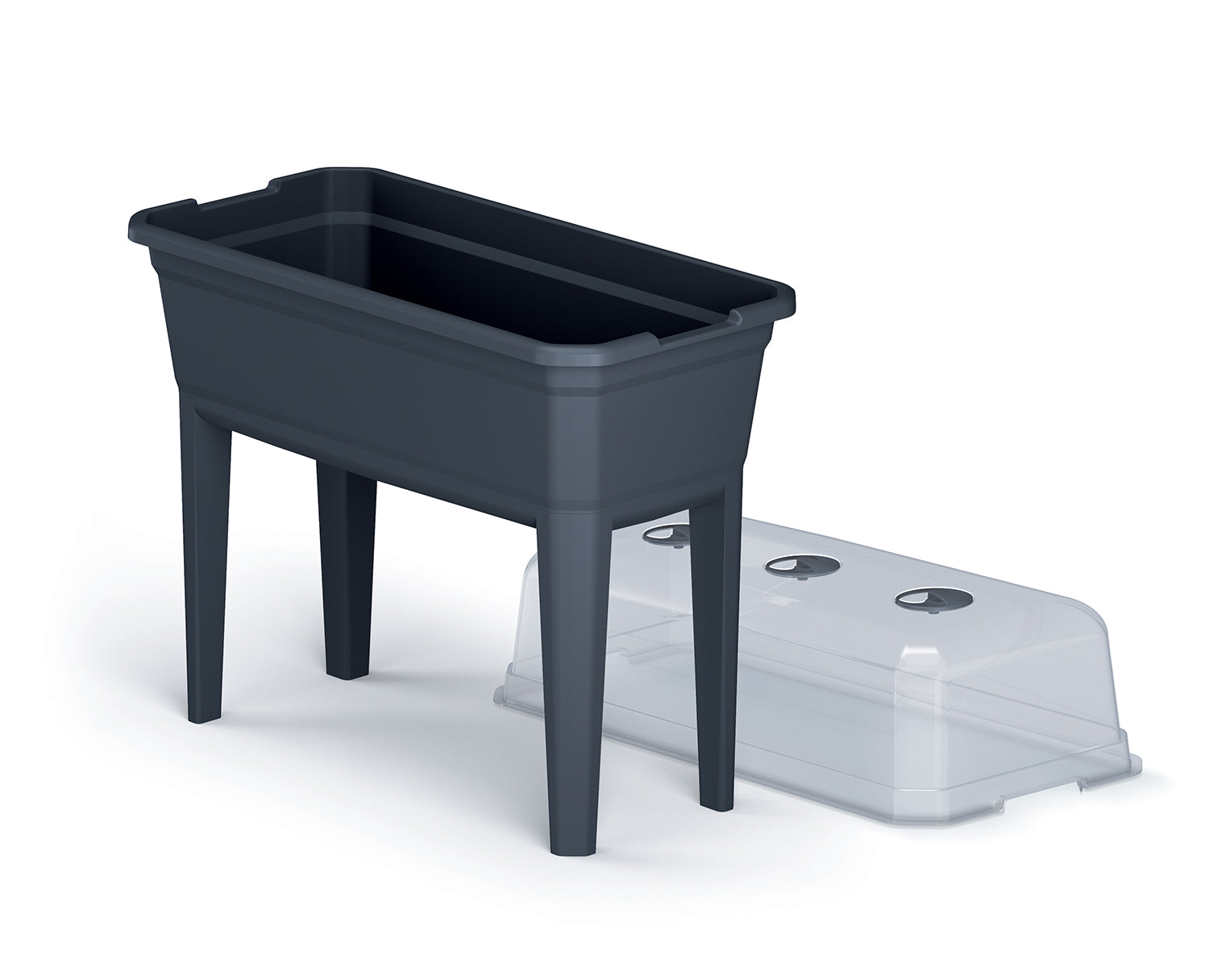 Prosperplast Respana Large "Mini" Greenhouse & Planter Box  749mm (L) x 368mm (W) x 777mm (H)