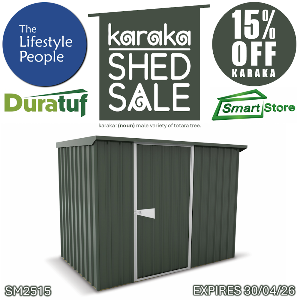 Duratuf SmartStore SM2515 - 2.5m W x 1.5m D (Coloured)