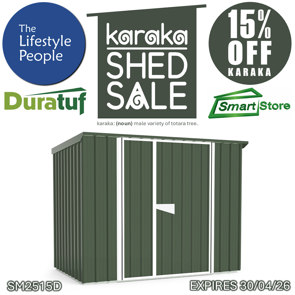 Duratuf SmartStore SM2515D - 2.5m W x 1.5m D (Coloured)