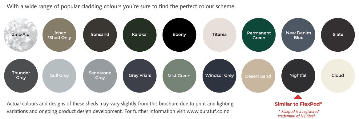 Duratuf Livestock Shelter - 2.4m x 5.4m (Colour Finish)