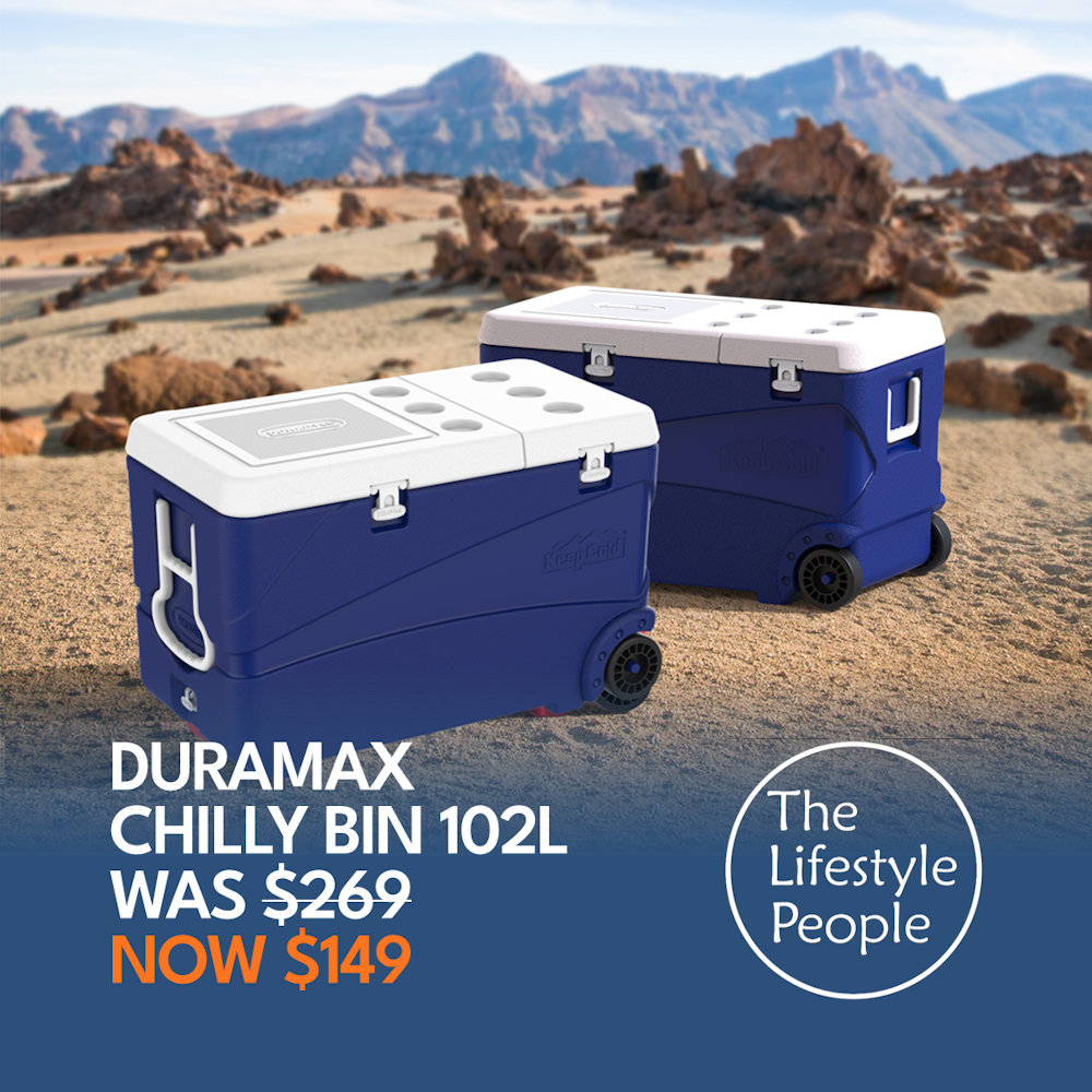 DuraMax Deluxe Ice Box & Chilly Bin 102L - 830 x 470 x 520mm