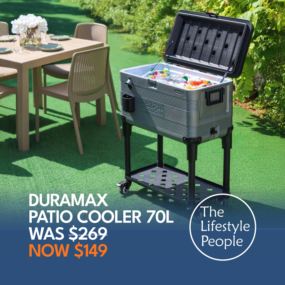 DuraMax Patio Mobile Beverage Cooler 70L - 740 x 450 x 900mm