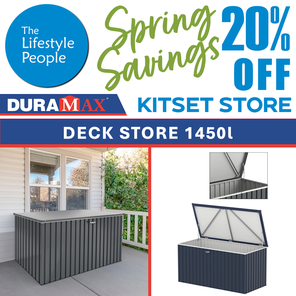 DuraMax  Cushion & Deck Store 1450 L - 1.95m x 0.95m x 0.94m Kitset