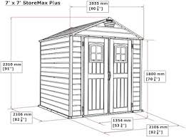 DuraMax StoreMax PLUS Vinyl Shed - 2.1 m x 2.6 m x 2.3 m Kitset - AVAILABLE NOW!