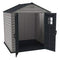 Duramax StoreMax Plus Vinyl Resin Shed - Adobe / Dark Grey - 2.16m (L) x 2.16m (W) x 2.31m (H) - Available from mid April 2025 - PRE ORDER NOW !