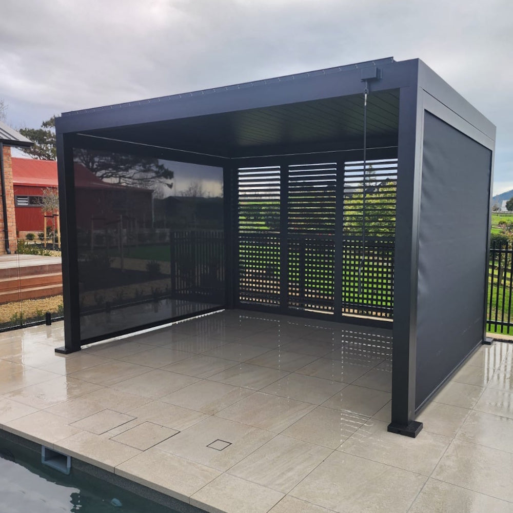 TLP Ultra 5mx3mx2.5m Louvre Pergola LED - Manual - Free Standing