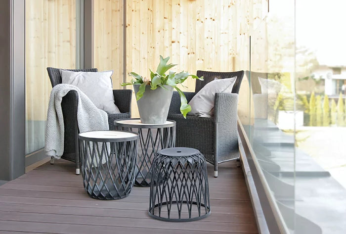 Prosperplast Uniqubo Set of 3 Basket Furniture Set