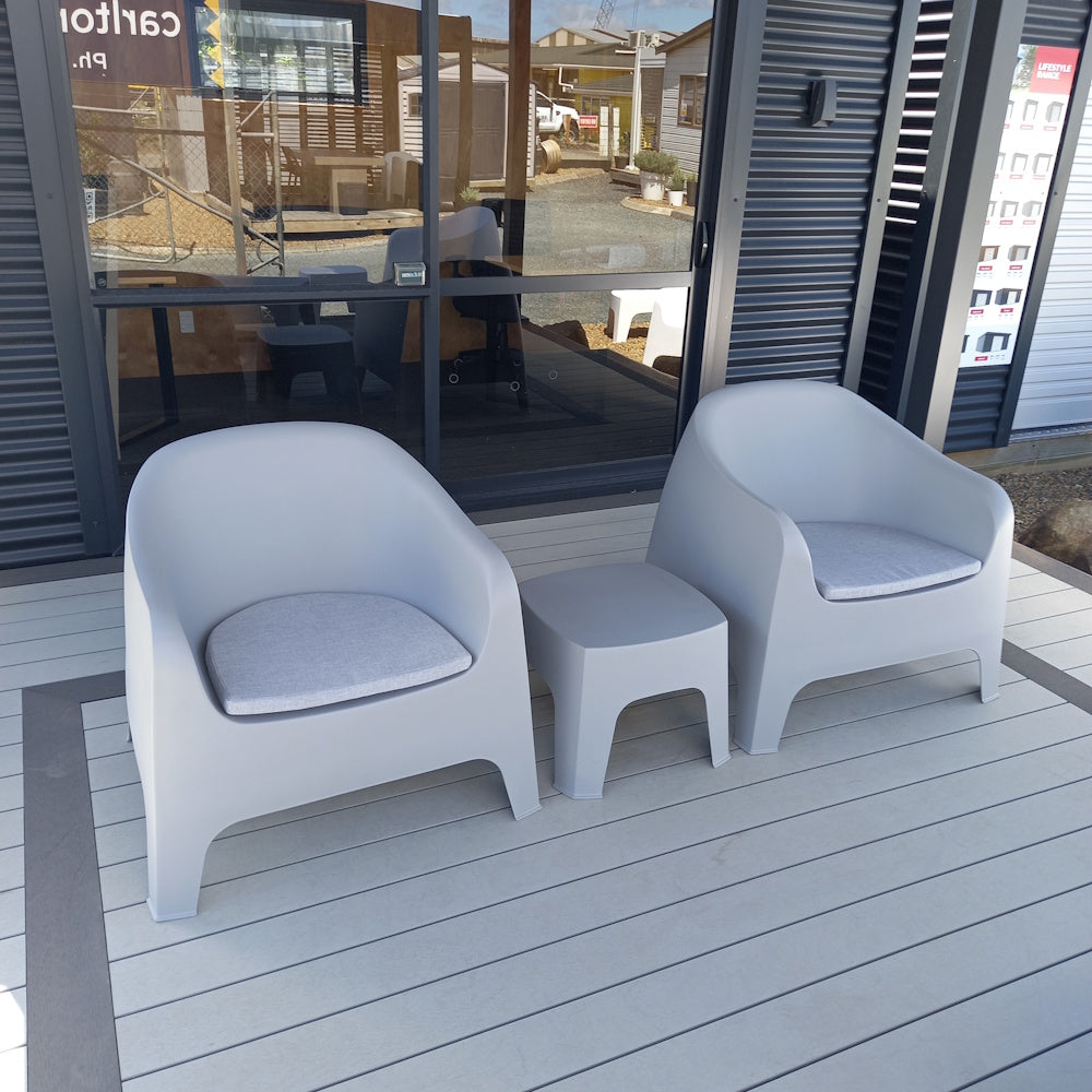 Eva Outdoor Tub Chair Grey