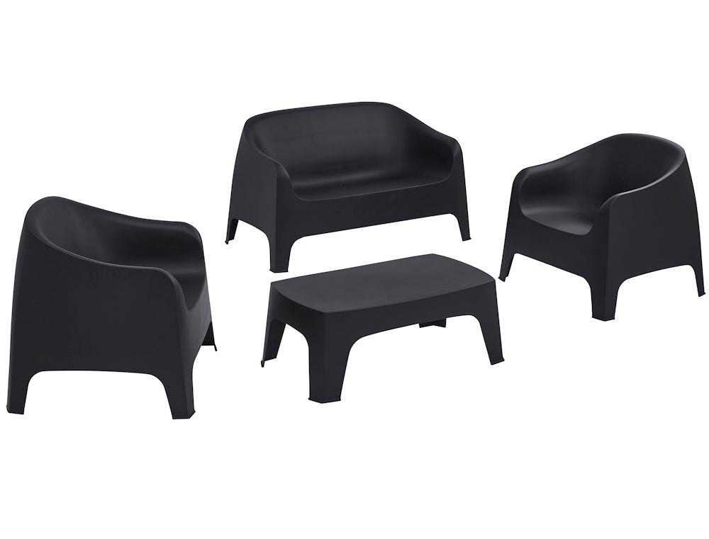 Eva Outdoor Side Table Black