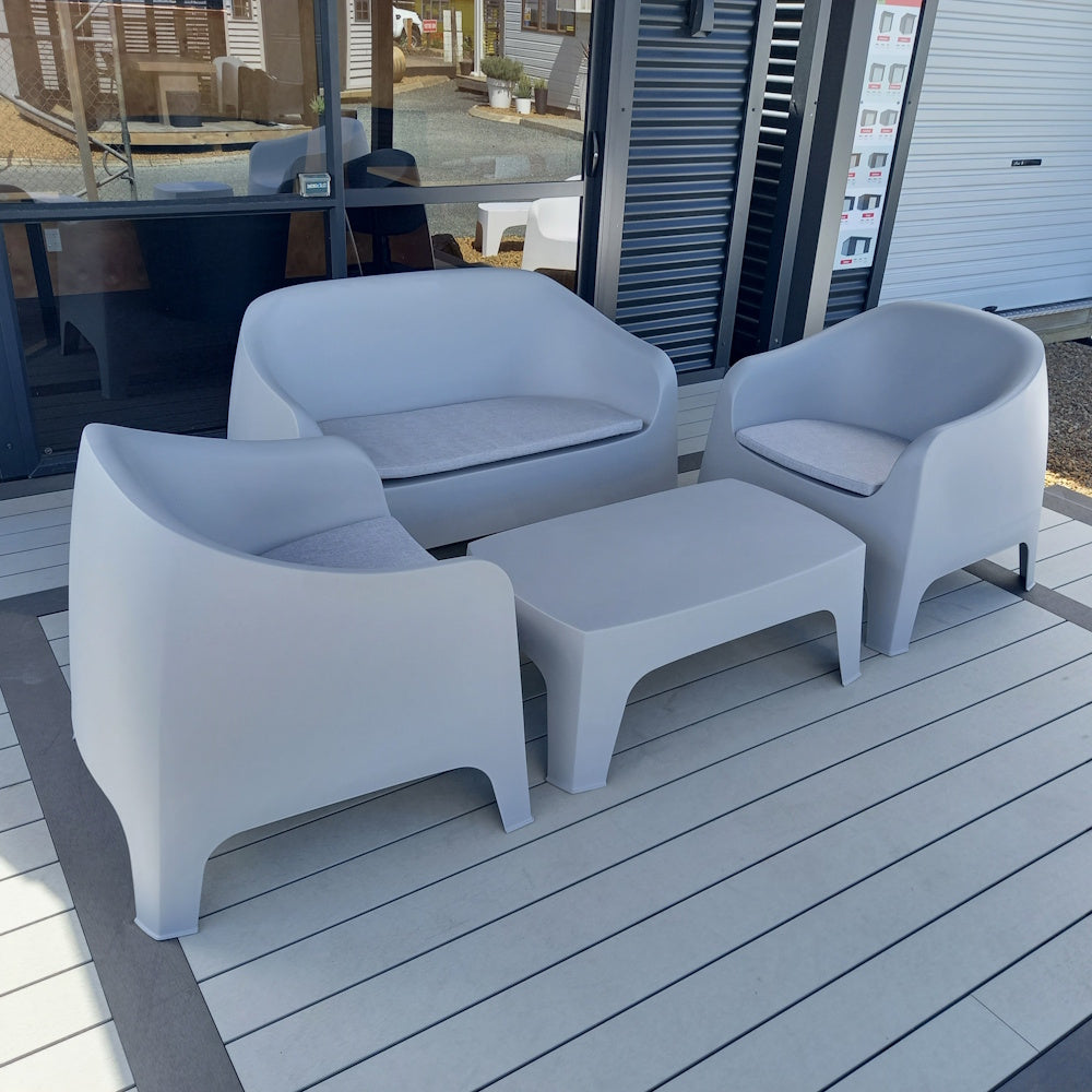 Eva Outdoor Tub Chair Grey