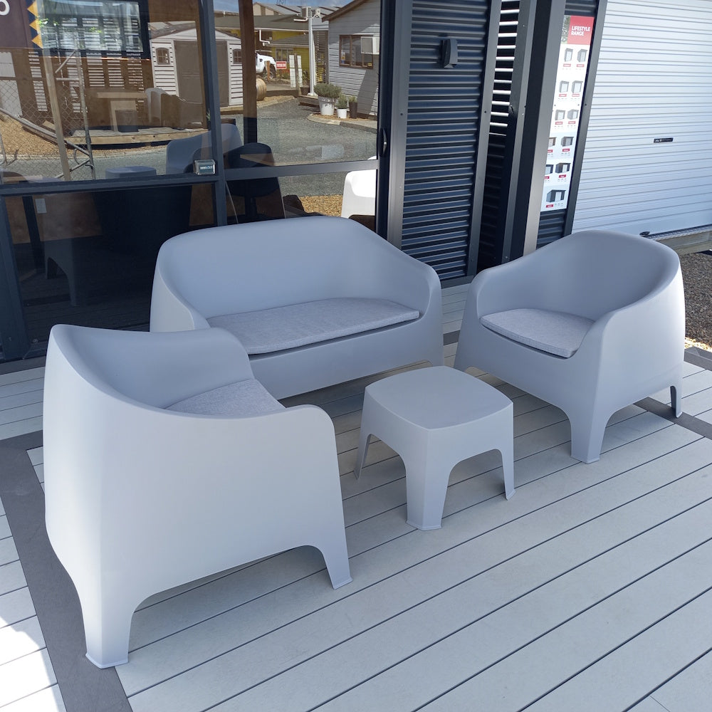 Eva Outdoor Tub Chair Grey