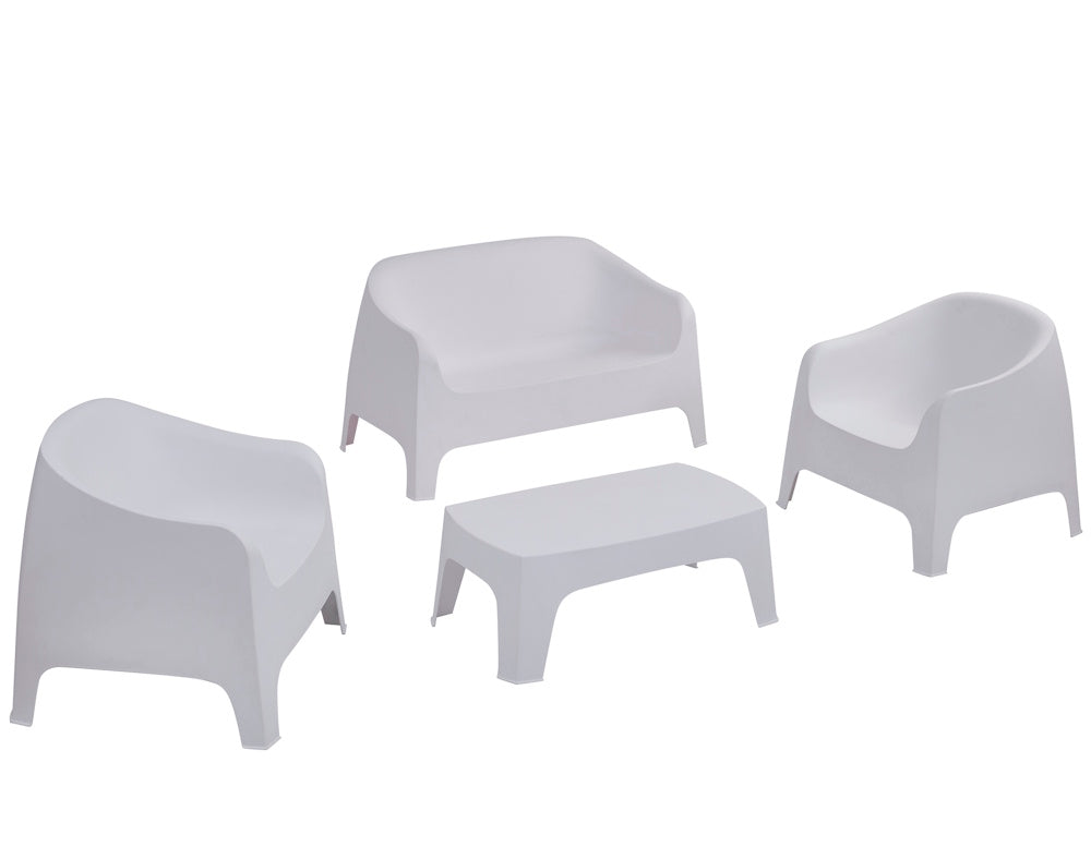 Eva Outdoor Rectangle Table White