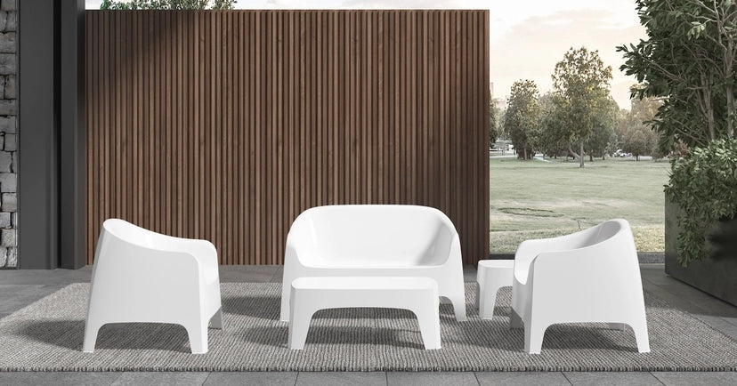 Eva Outdoor Rectangle Table White