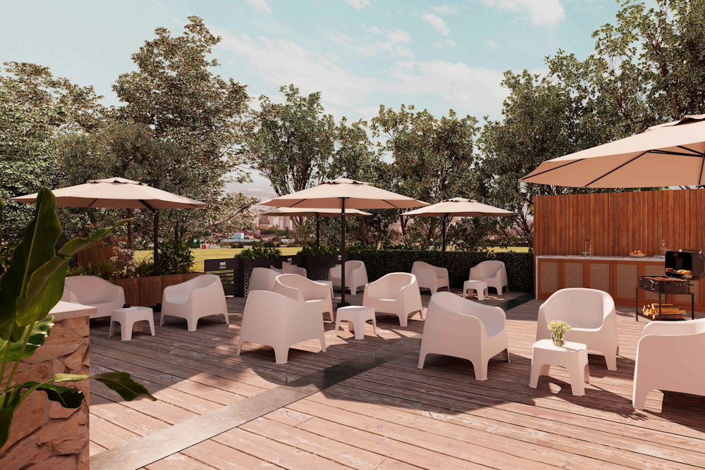 Eva Outdoor Tub Chair White