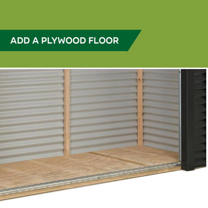 Duratuf Lifestyle FENDALTON Shed - Timber Floor