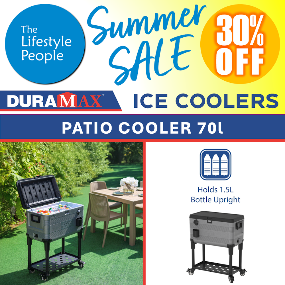 DuraMax Patio Mobile Beverage Cooler 70L - 740 x 450 x 900mm