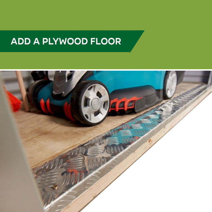 Duratuf Lifestyle PONSONBY Shed - Plywood Floor