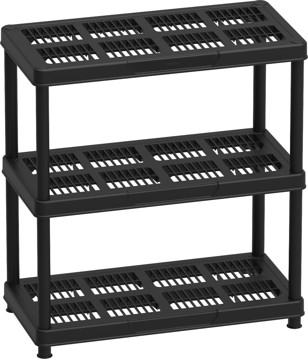 Rectangular 3 Tier Storage Rack DuraMax 3 Tier Shelving Rack - 900mm x 450mm x 980mm – Kitset